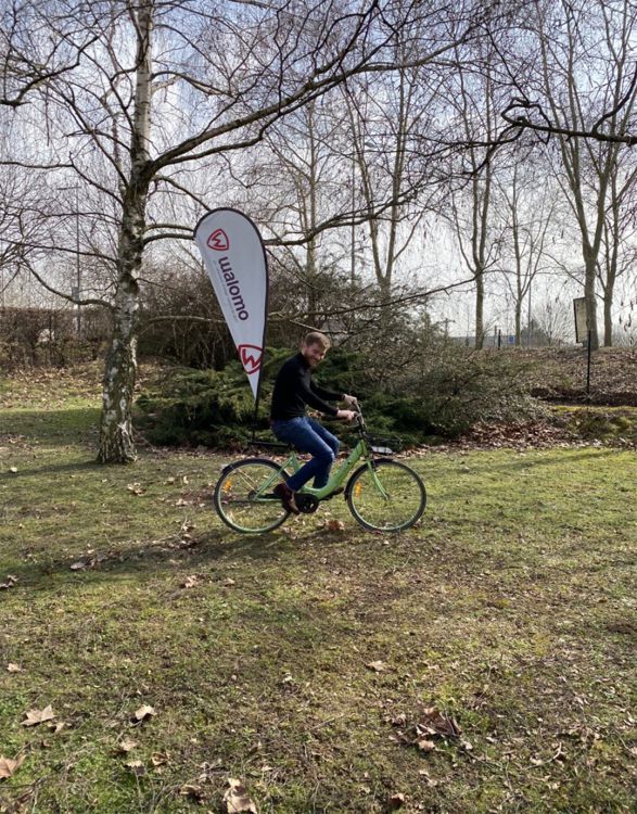 BIKE FLAG  Voile avec fixation vélo